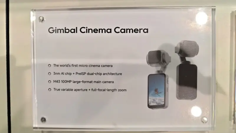 Η Dreame έφερε στην IFA κάμερα με gimbal και αισθητήρα 100MP τύπου 4/3