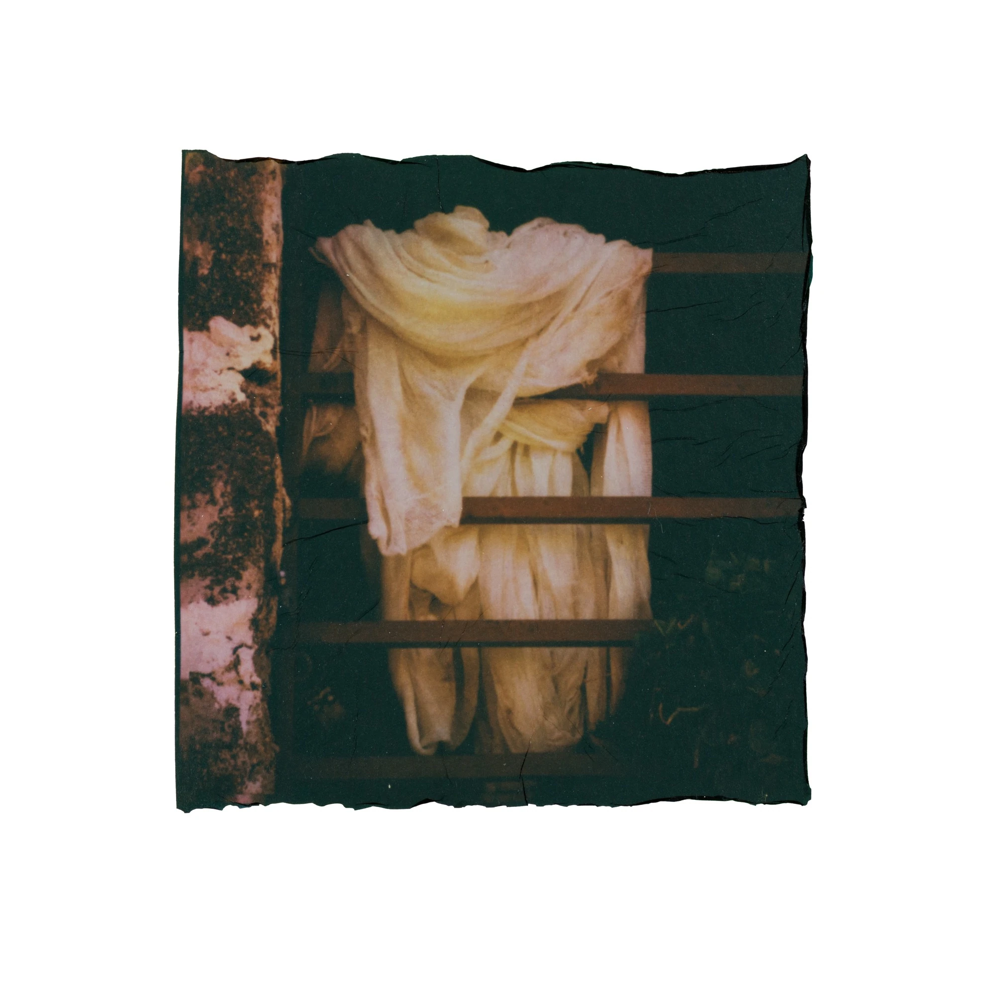 An abstract human form and fabric in a photographic work by Eva Berler