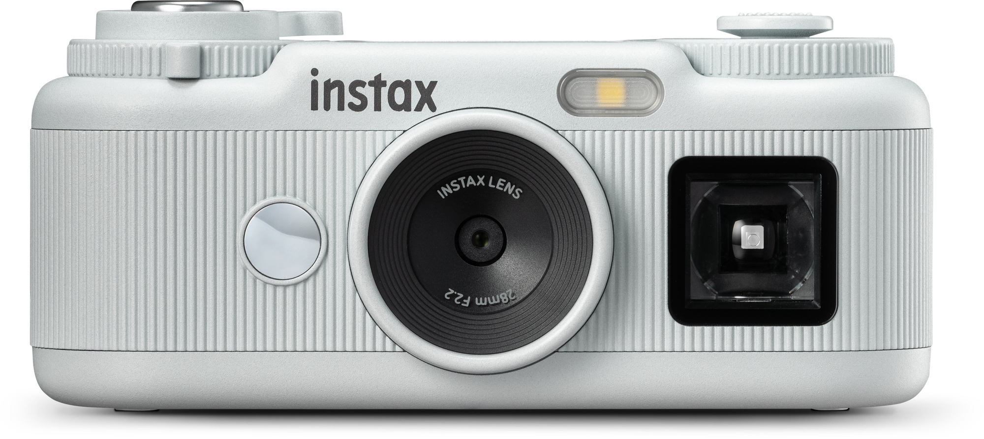 Η λευκή Fujifilm instax Pal 2 σε εμπρόσθια όψη