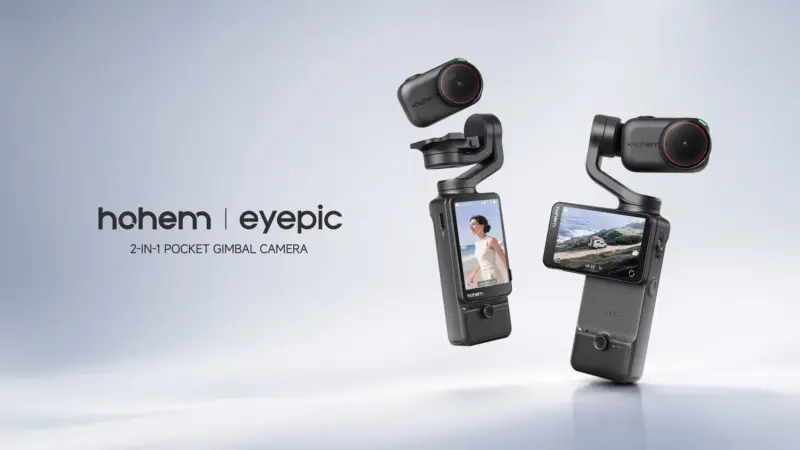 Hohem Eyepic Detaches and Becomes an Action Camera