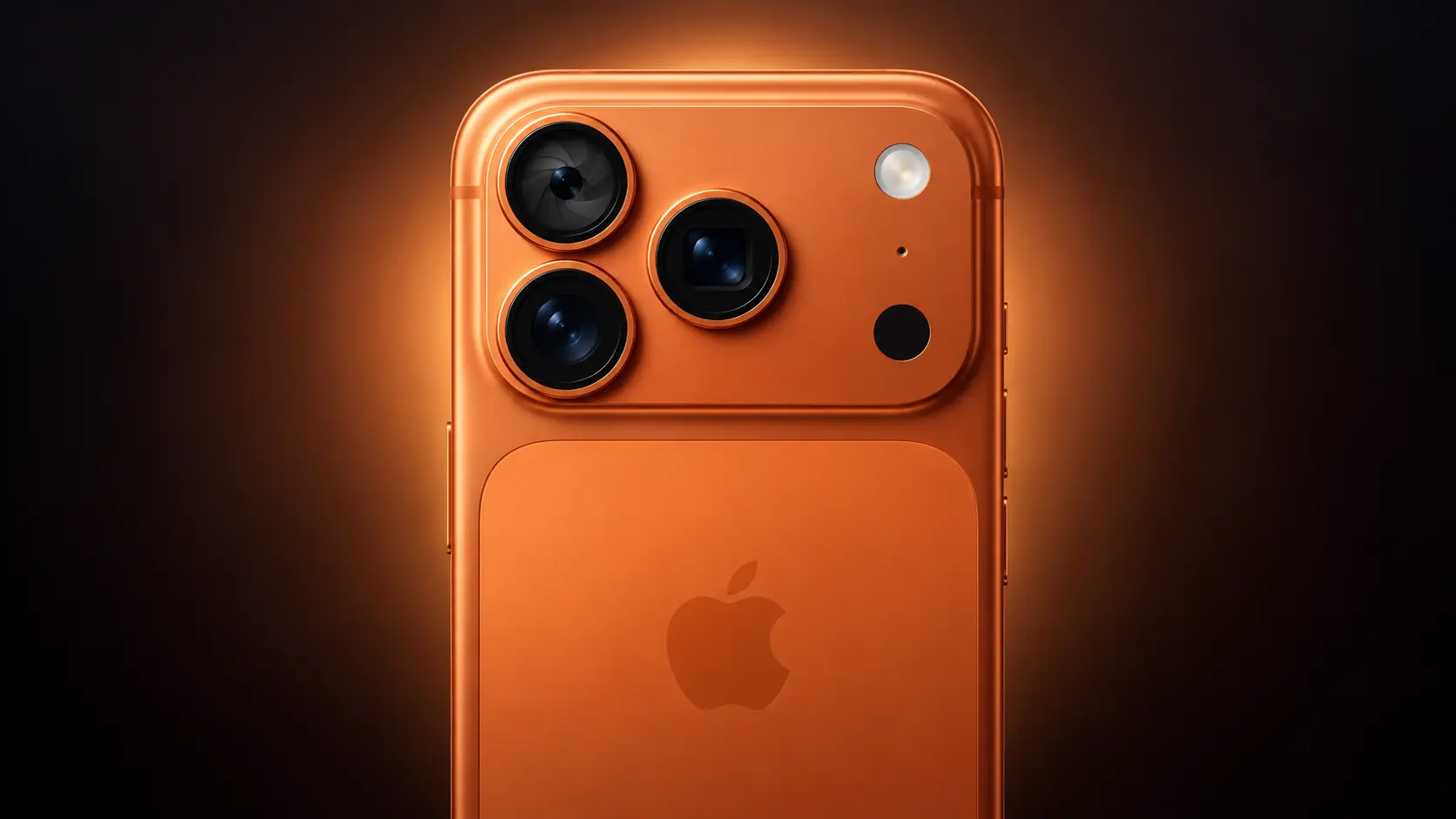 Concept render του iPhone 18 Pro με έμφαση στο φημολογούμενο μεταβλητό διάφραγμα της κύριας κάμερας