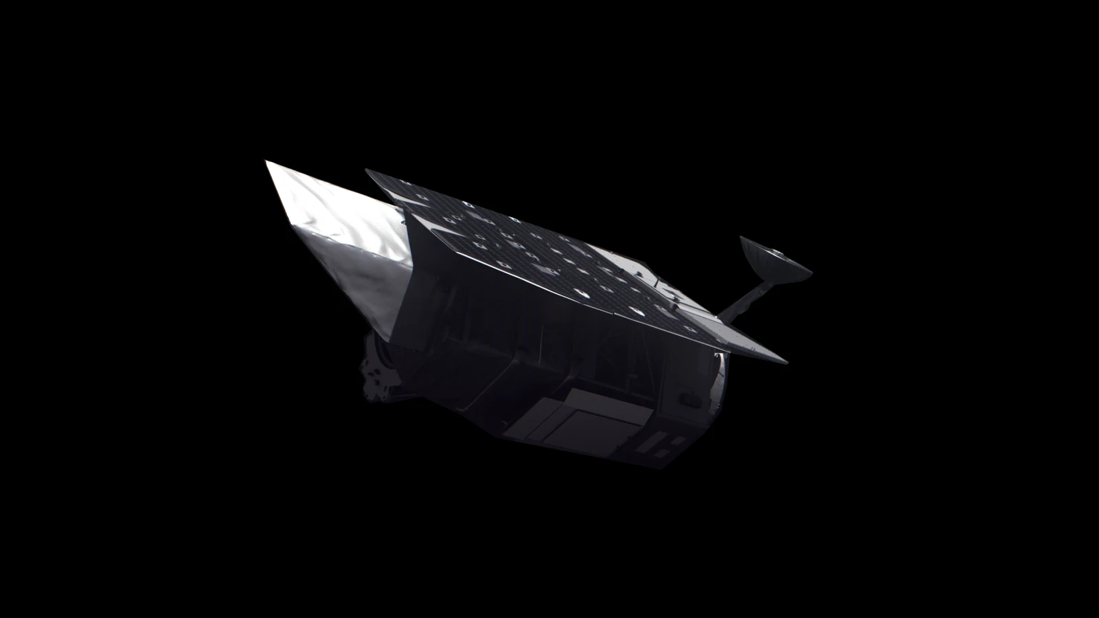 Καλλιτεχνική απεικόνιση του Nancy Grace Roman Space Telescope στο Διάστημα