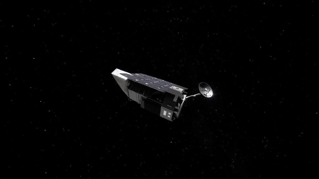 Καλλιτεχνική απεικόνιση του Nancy Grace Roman Space Telescope στο Διάστημα