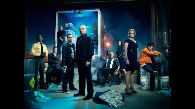 Το καστ της τηλεοπτικής σειράς Breaking Bad σε επίσημη προωθητική φωτογραφία