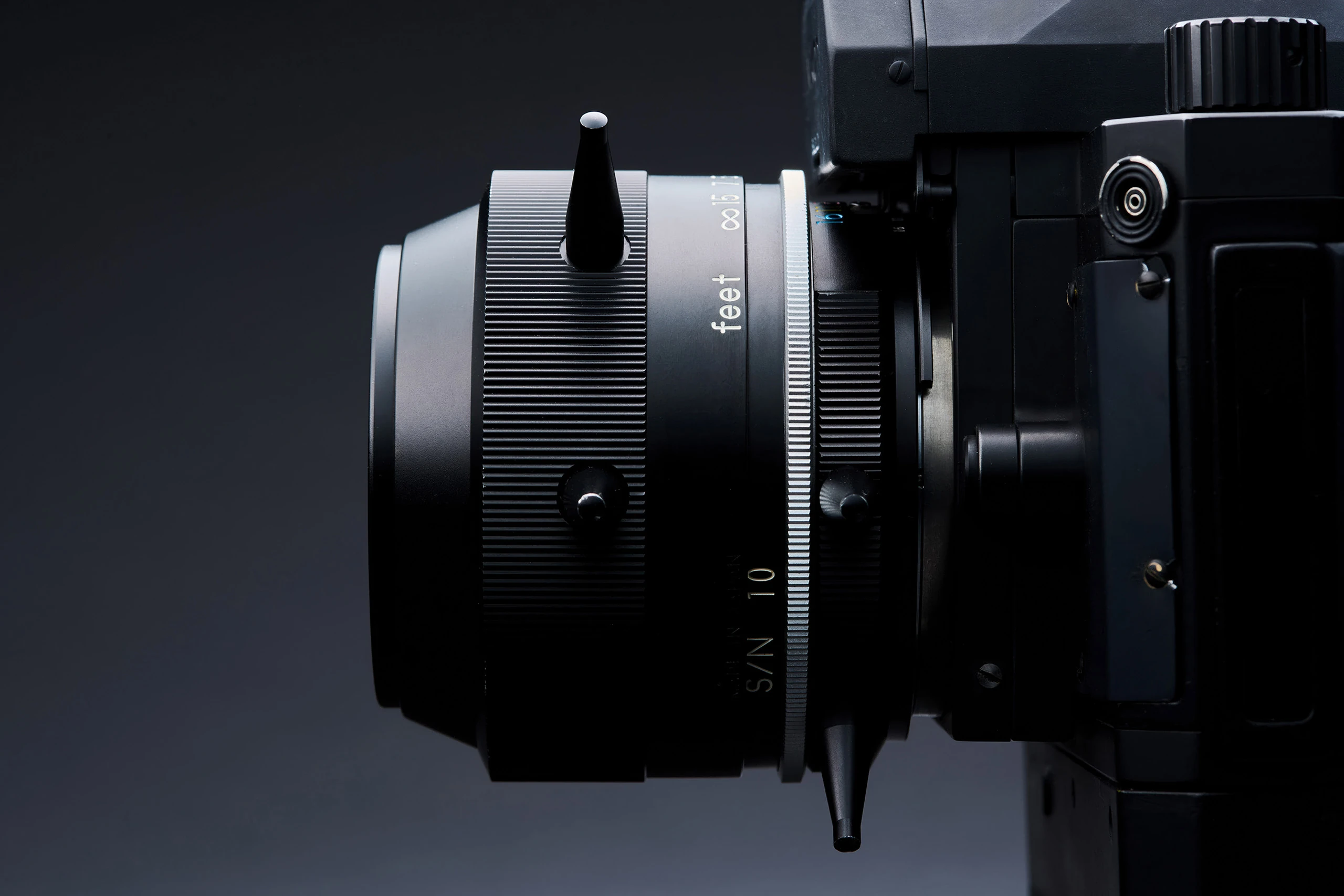 Λεπτομέρεια ειδικά τροποποιημένης Nikon Photomic FTN της NASA