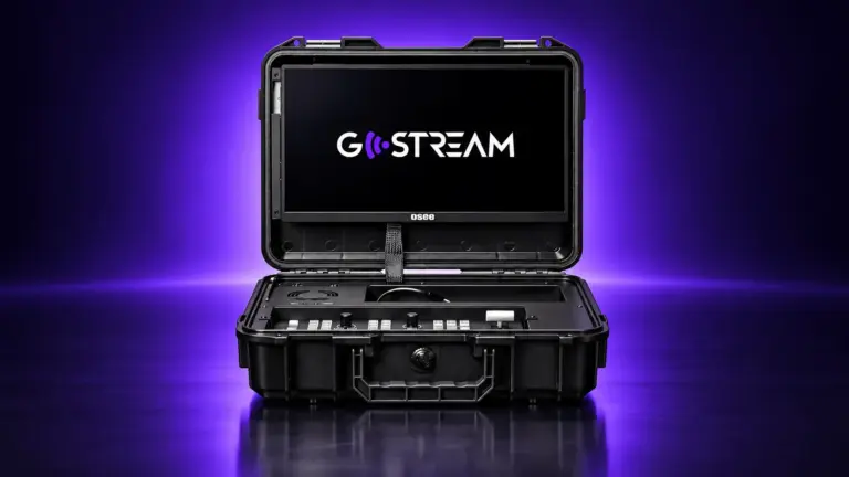 Το OSEE GoStream Deck Kit σε φορητή θήκη παραγωγής