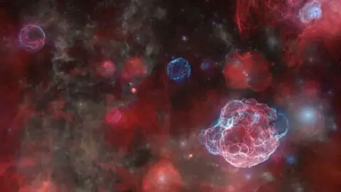 200 ώρες παρατηρήσεων σε μία εικόνα: Τα «φαντάσματα» πέντε σουπερνόβα