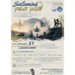 Η αφίσα του Salamina Photo Walk 2026 σε λευκό οριζόντιο καμβά