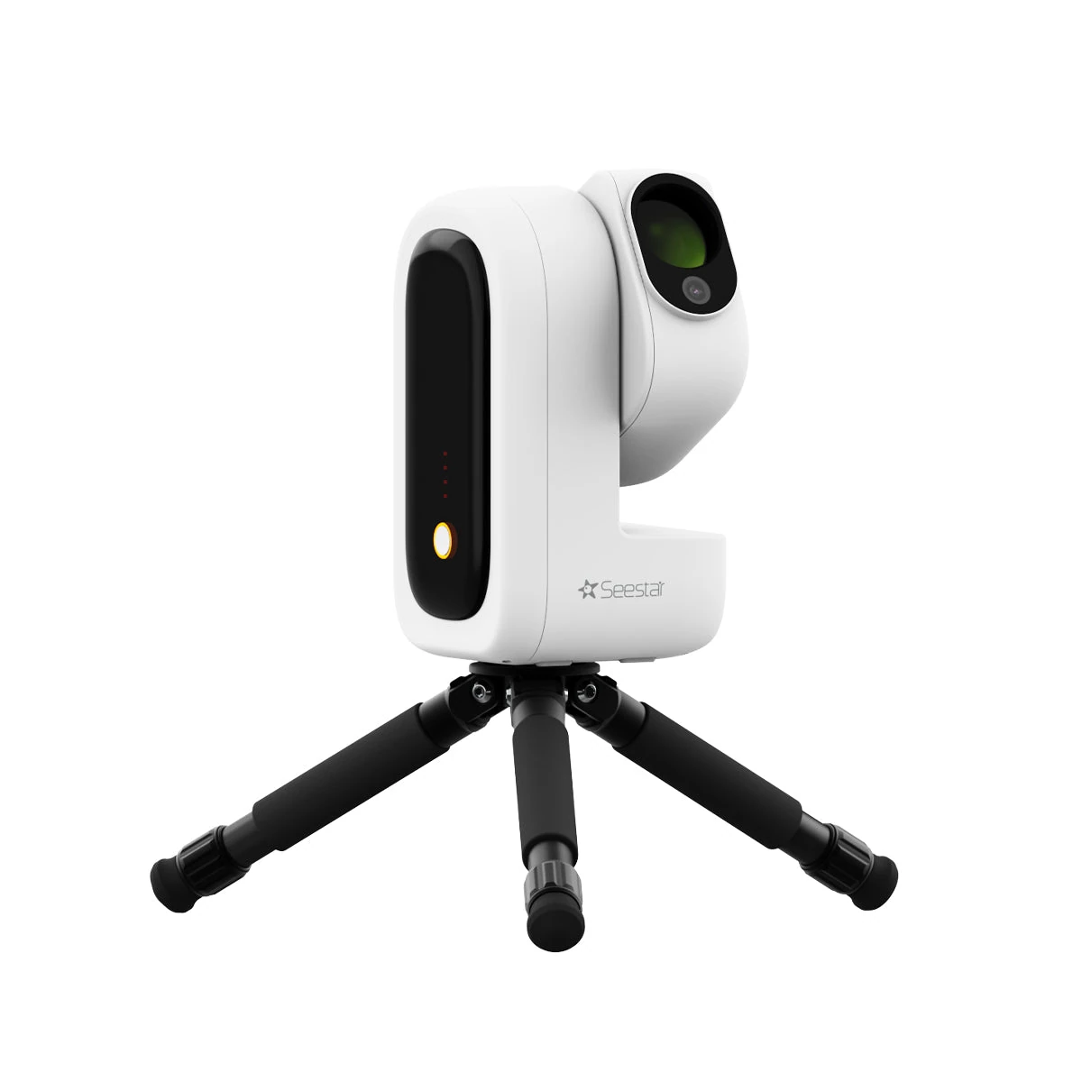 Το Seestar S50 Pro επάνω στο αναβαθμισμένο τρίποδό του