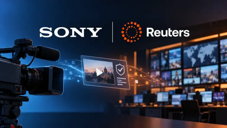 Sony και Reuters παρουσιάζουν near-live newsroom workflow με τεχνολογία C2PA