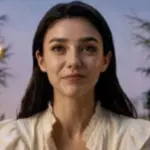 Η Tilly Norwood κατά τη συνέντευξή της στο CBS News, στο πλαίσιο του press tour της AI-generated performer.