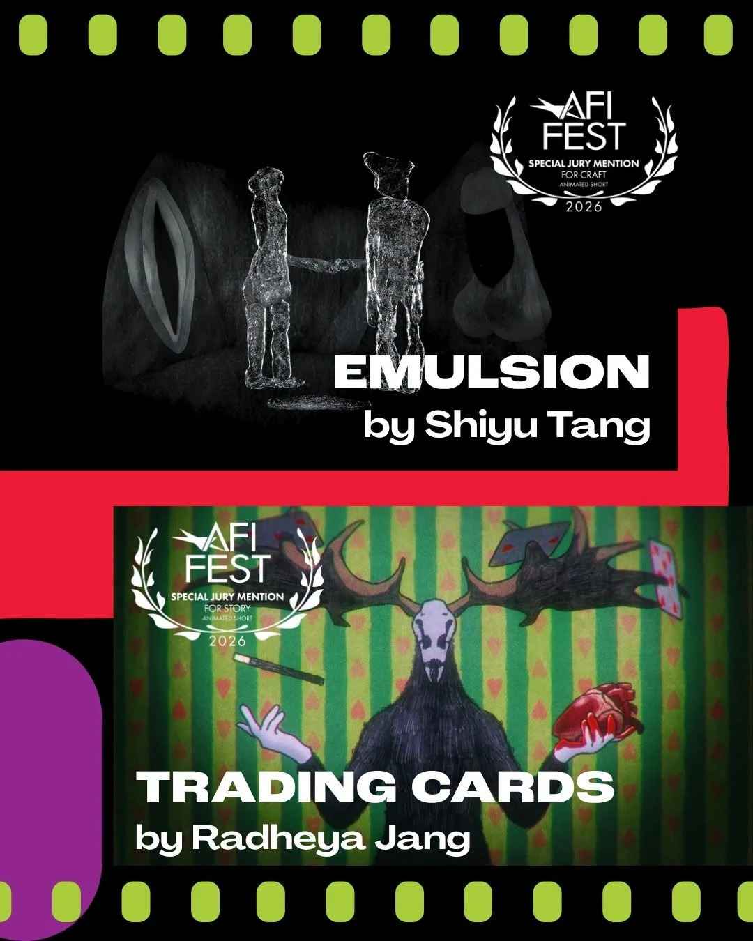 Επίσημη κάρτα AFI FEST για Emulsion και Trading Cards