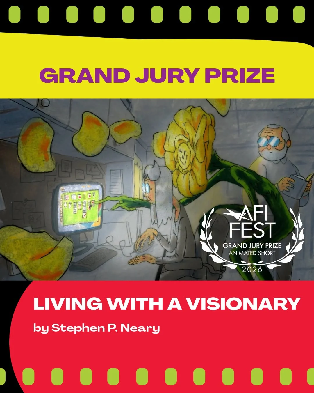 Επίσημη καρτέλα Grand Jury Prize για το Living with a Visionary