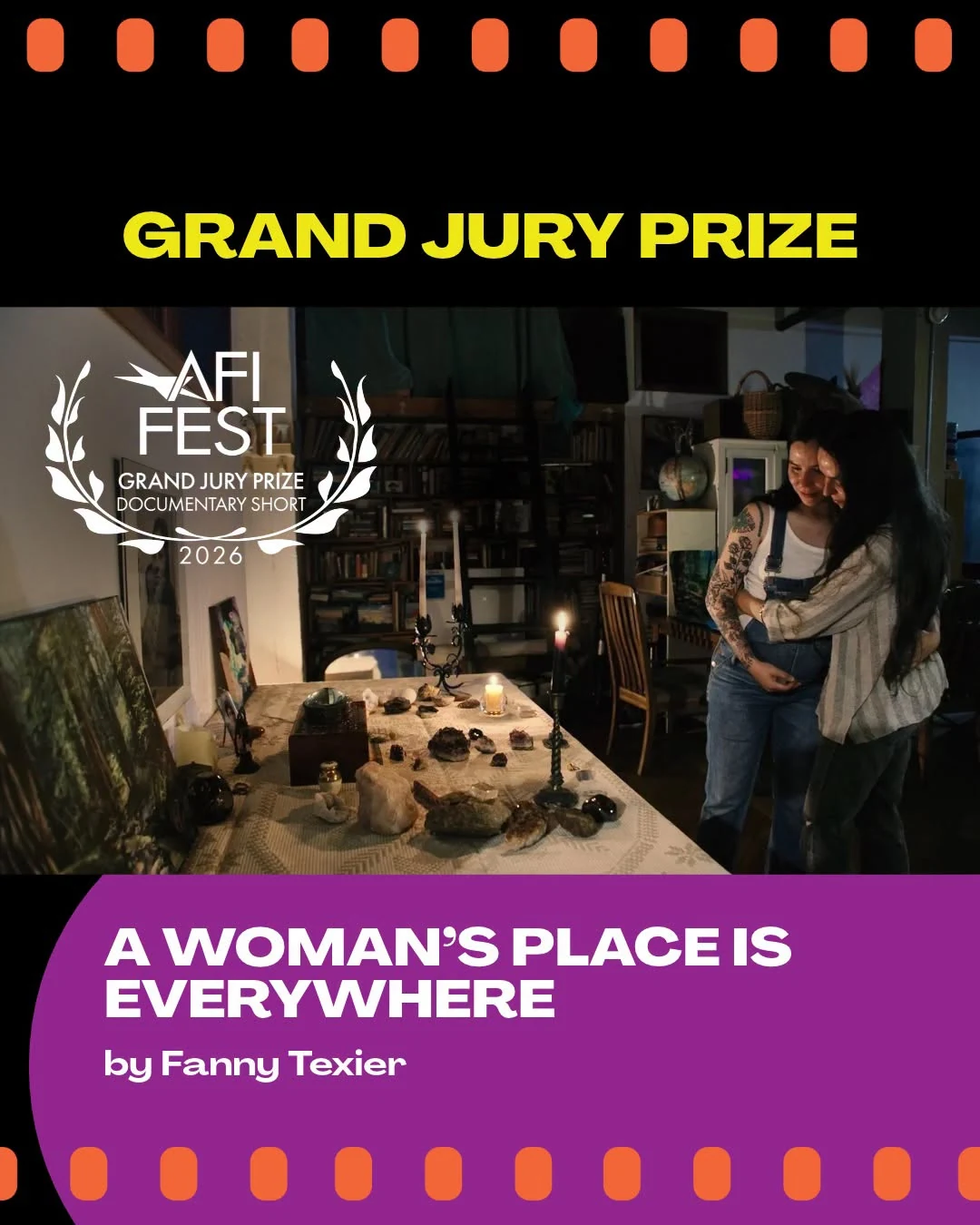 Επίσημη καρτέλα Grand Jury Prize για το A Woman’s Place Is Everywhere