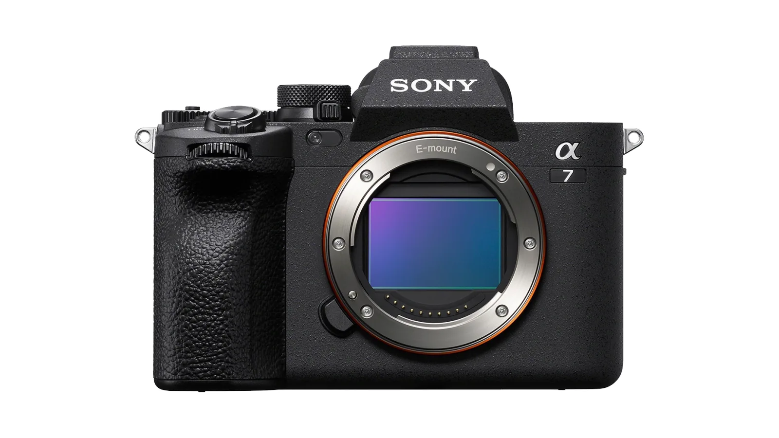 Sony α7 IV σε μπροστινή όψη