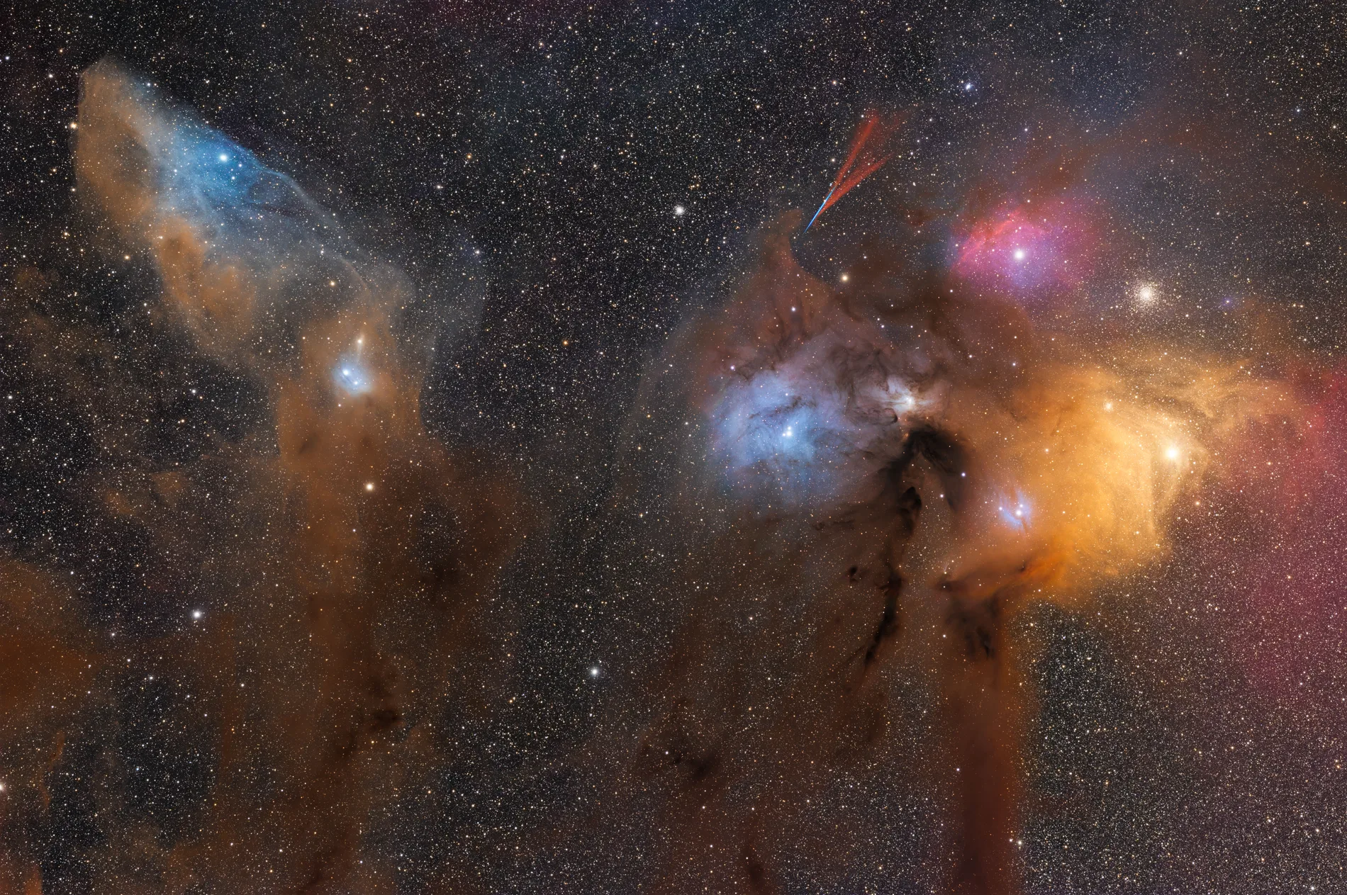 The Blue Horsehead Nebula and Rho Ophiuchi clouds — Prasaad Milner