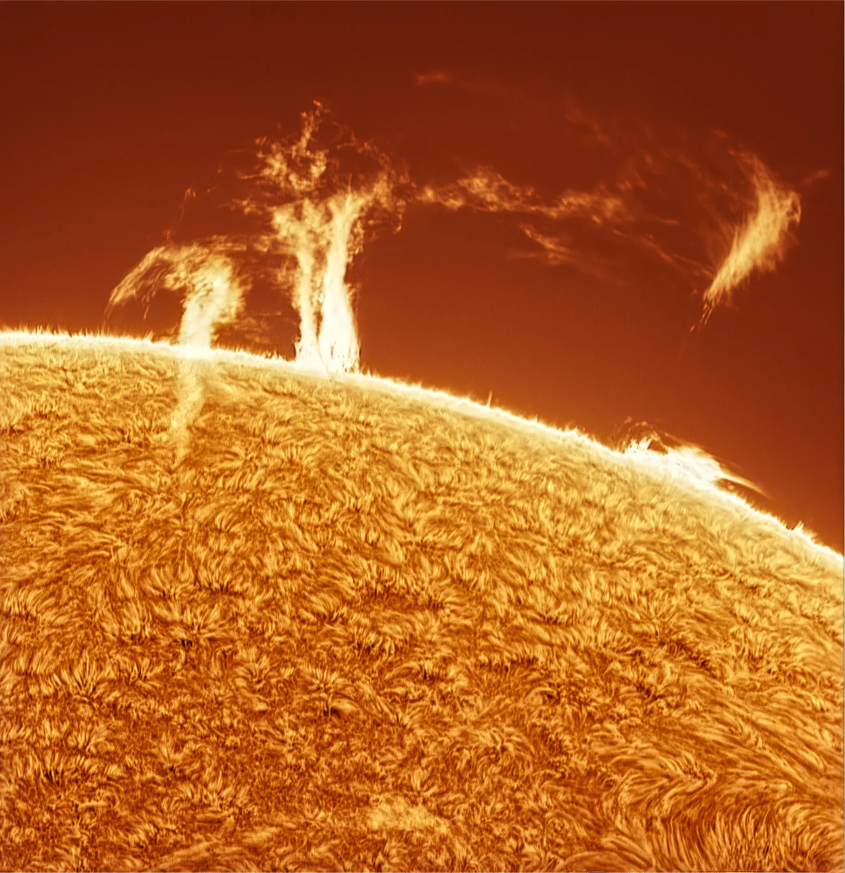 An eruptive solar prominence — Mark Johnston