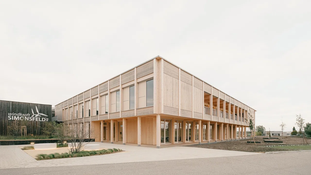 Windkraft Simonsfeld headquarters expansion — Juri Troy ZT / Architecture MasterPrize 2026