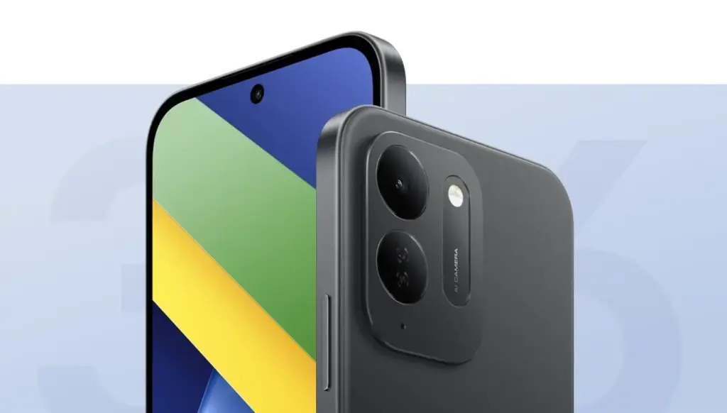 Μπροστινή και πίσω όψη του POCO C95 Pro