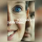 Επίσημη αφίσα του You Can See Everything με κοντινό στο πρόσωπο της Elizabeth Holmes