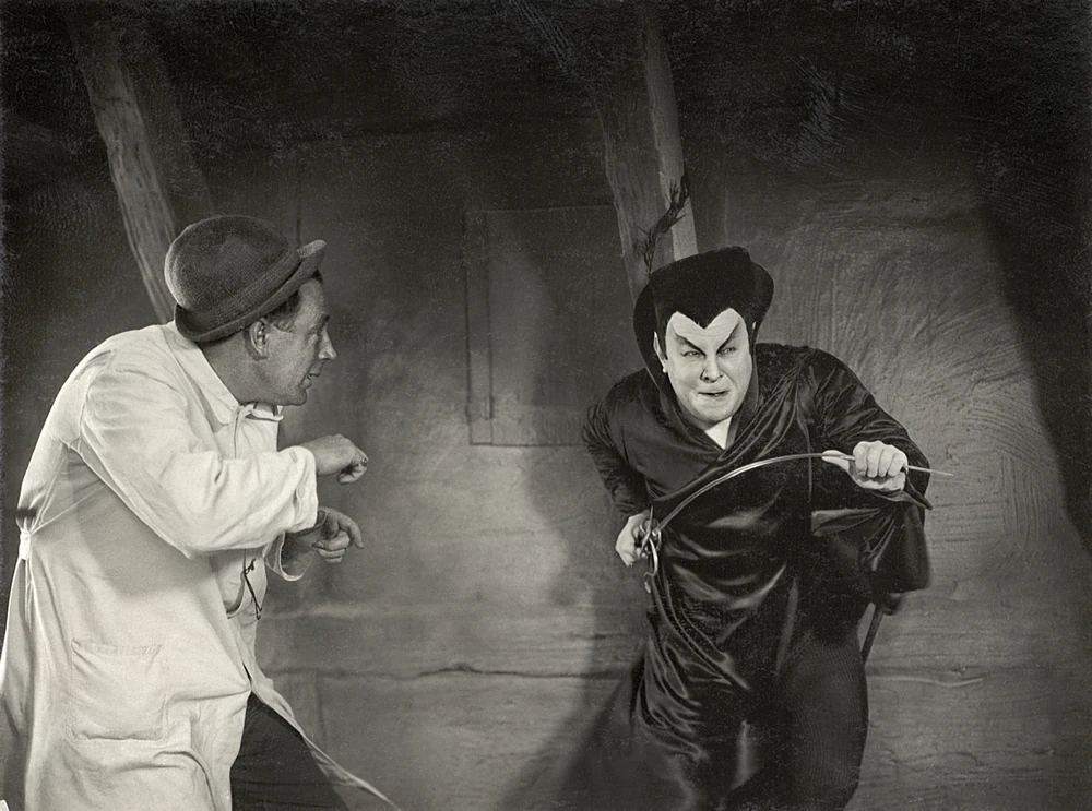 Ο F. W. Murnau και ο Emil Jannings στα γυρίσματα του Φάουστ