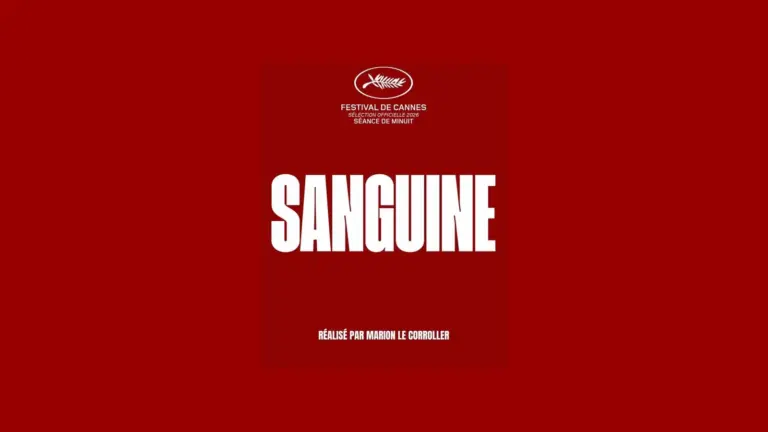 Επίσημη κόκκινη αφίσα του Sanguine της Marion Le Corroller