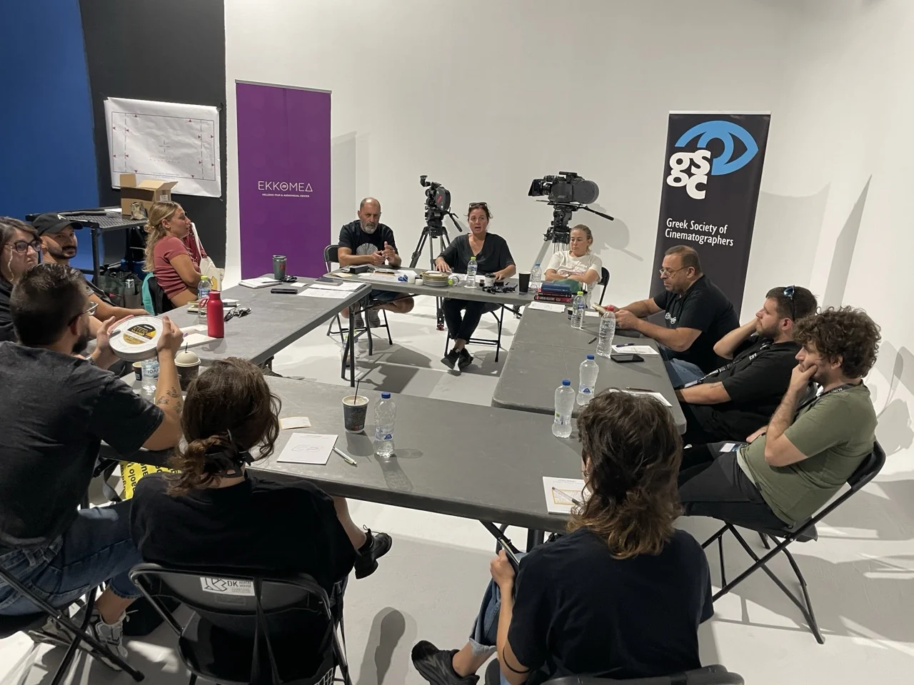 Film-camera assistant workshop, with EKKOMED as institutional partner.