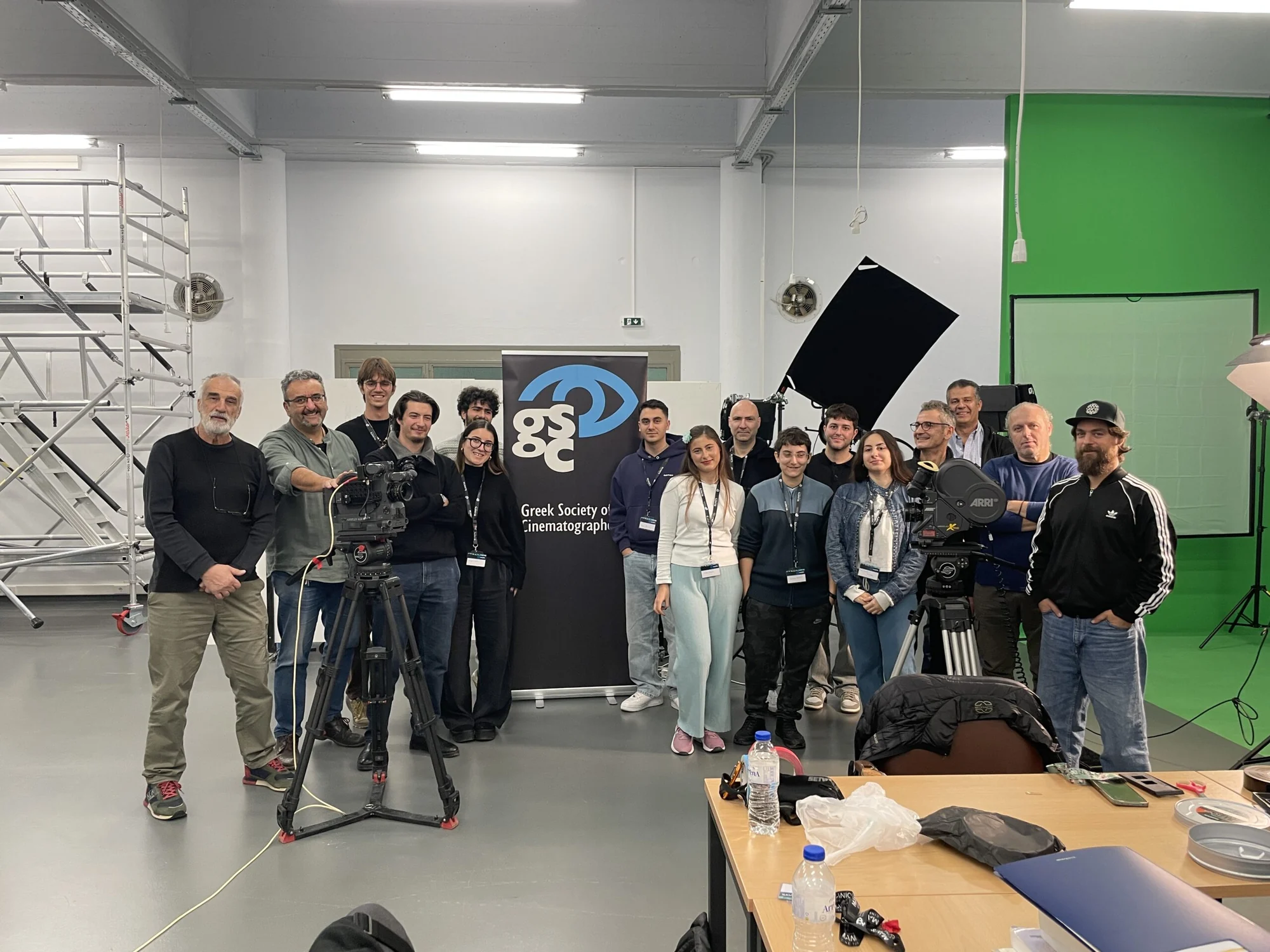 Film cinematography workshop at the University of Athens Department of Digital Arts and Cinema in Psachna, Evia.