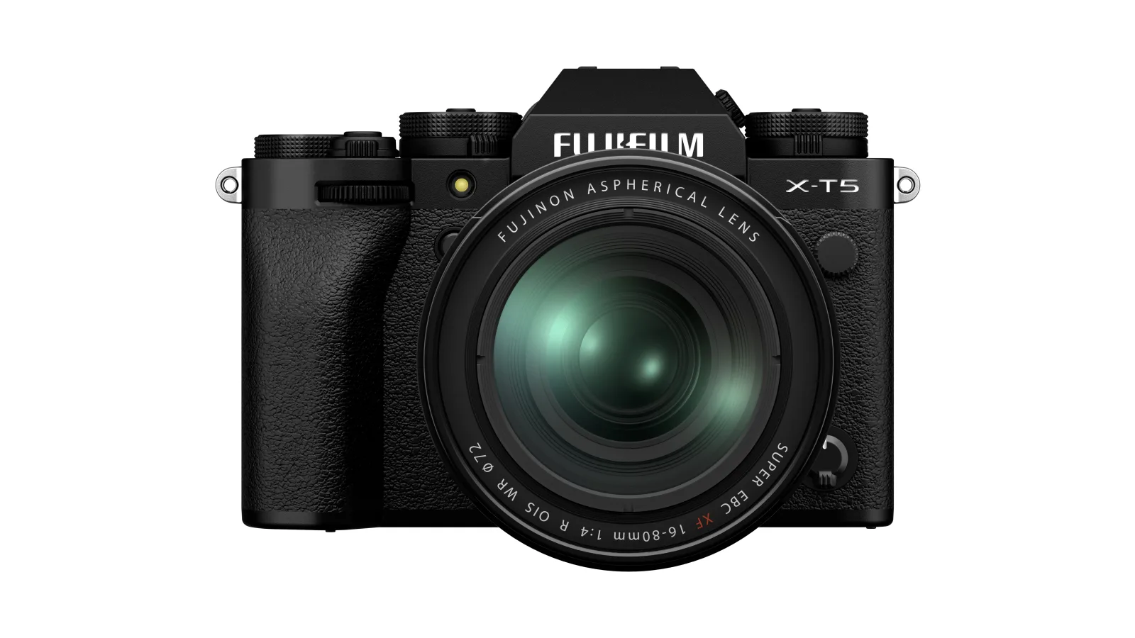 Fujifilm X-T5 σε μπροστινή όψη
