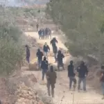 Στιγμιότυπο από βίντεο στην περιοχή Abu Falah της Δυτικής Όχθης.