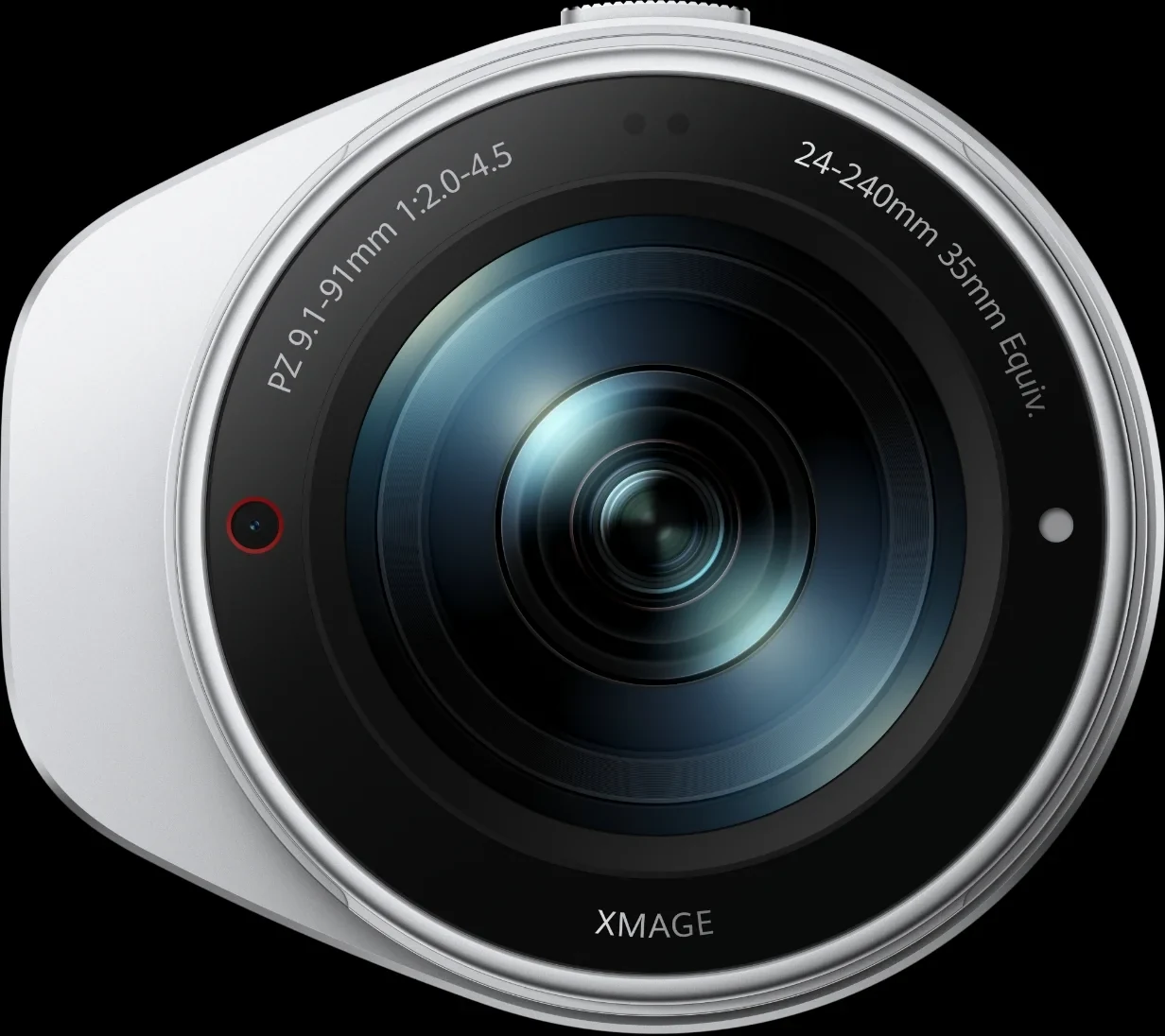 Εμπρός όψη του Huawei Ruiying Z10 με τον φακό zoom
