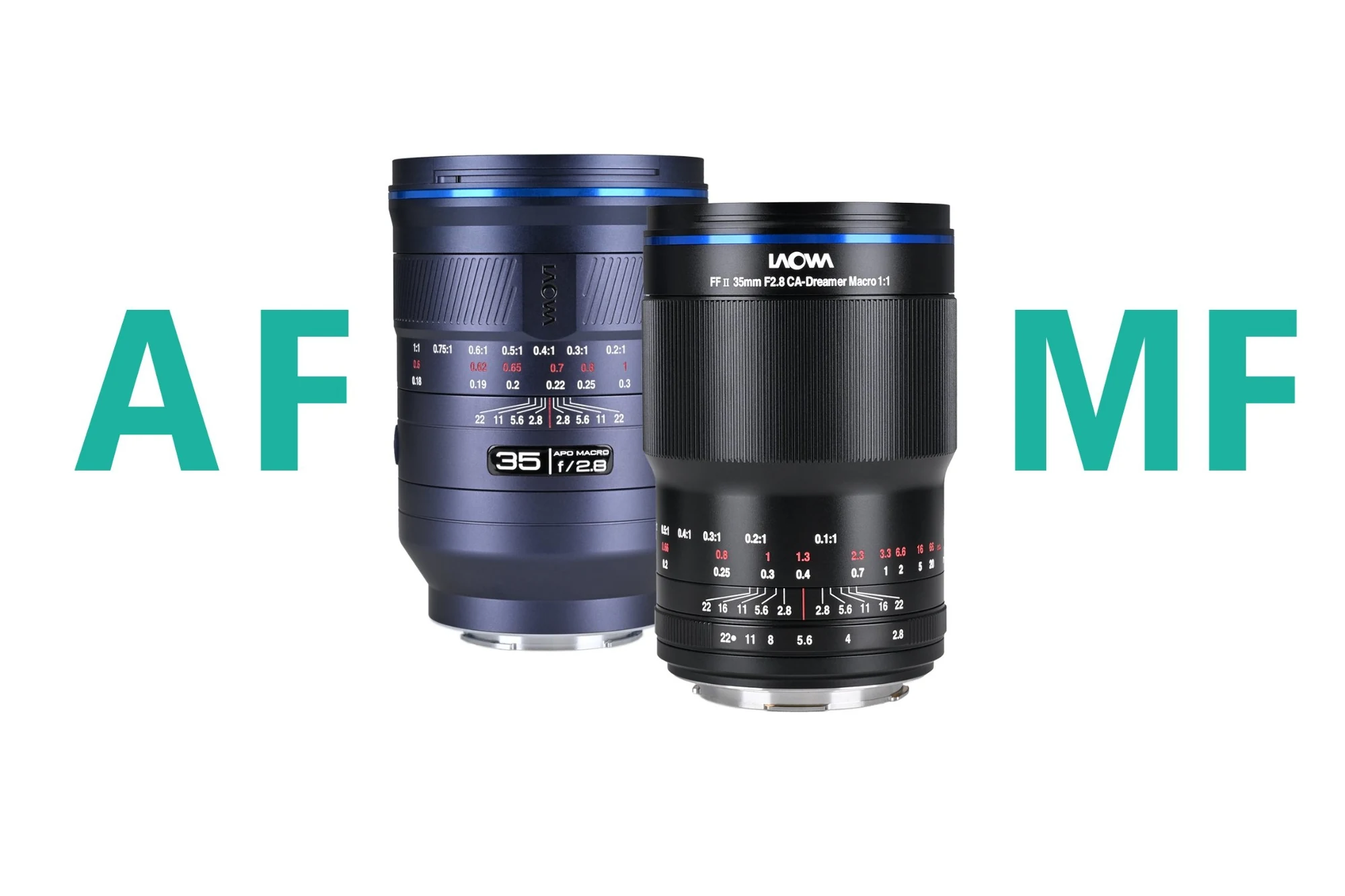 Οι εκδόσεις autofocus και manual focus του Laowa ACRIS 35mm f/2.8
