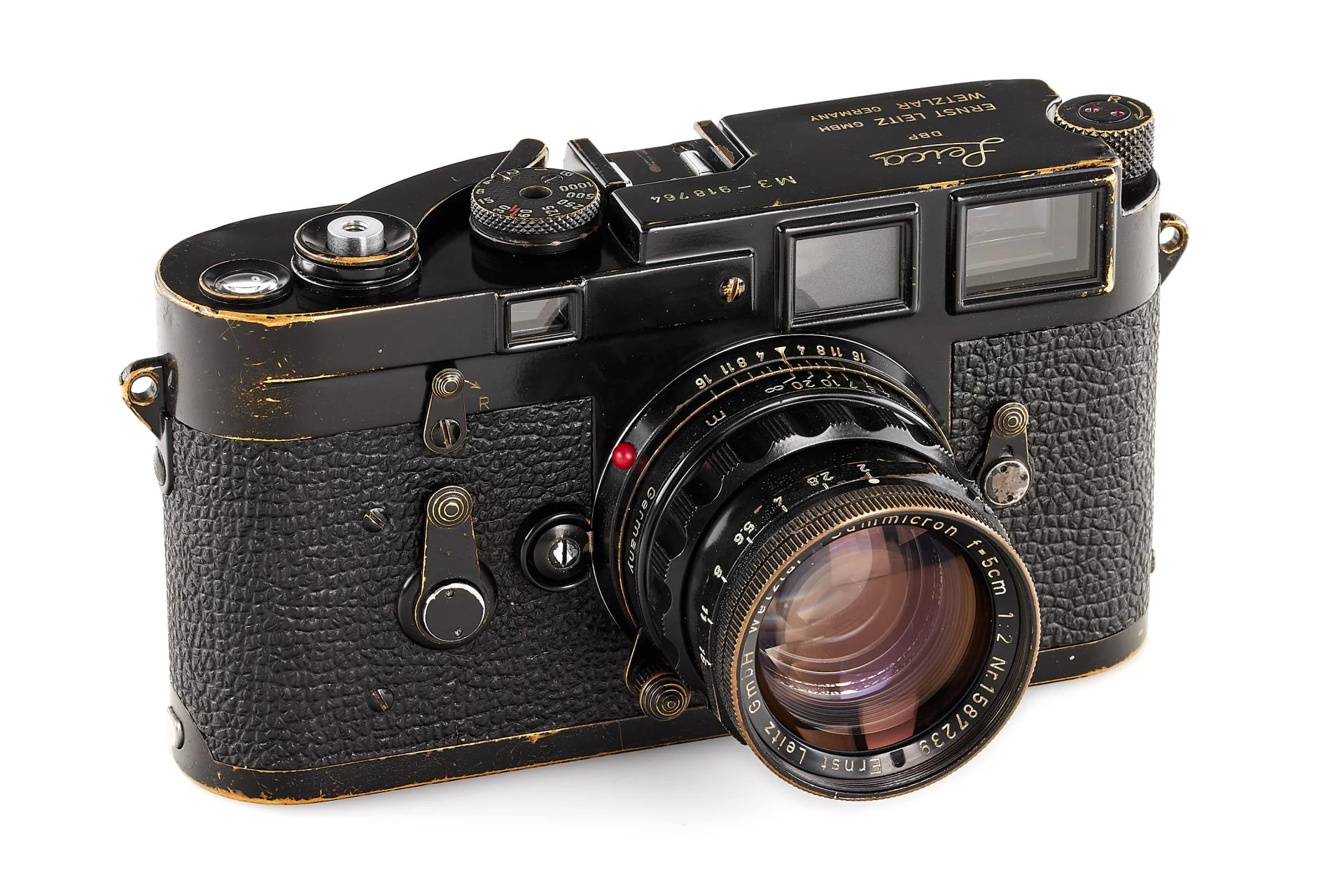 Leica M3 black paint Black Dial – συλλεκτική Leica με εκτίμηση 150.000 €–180.000 €