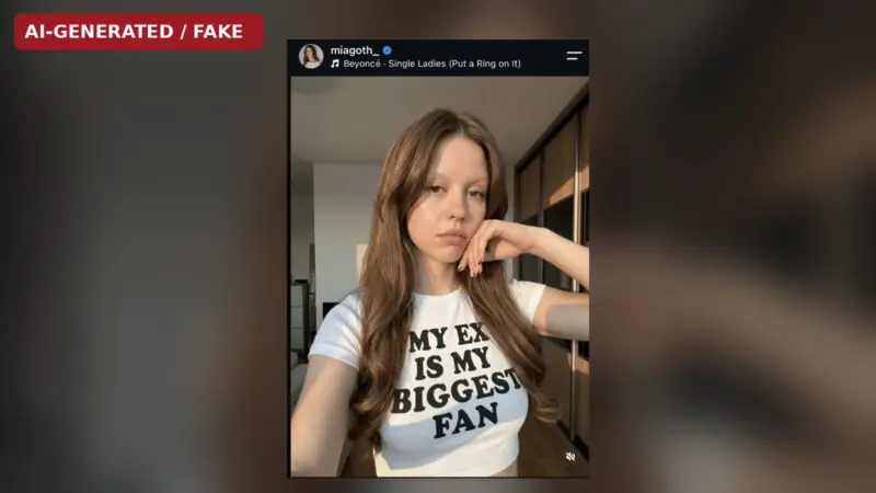 Mia Goth: Πλαστή AI selfie ξεγέλασε ακόμη και ΜΜΕ — και ο λογαριασμός είχε μπλε σήμα στο Instagram