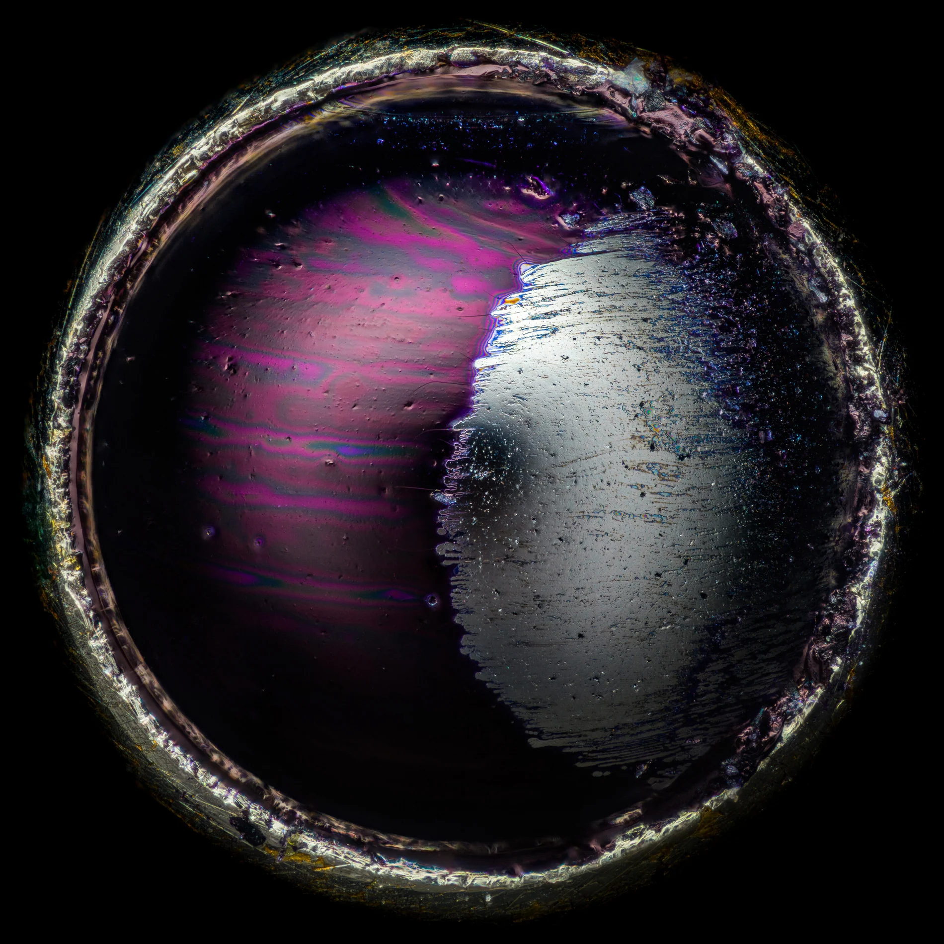 Tip of a ballpoint pen