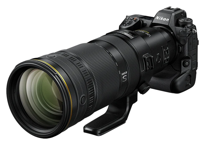Ο φακός προσαρμοσμένος σε σώμα Nikon Z.