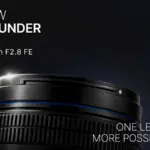 Κοντινό στον Samyang AF 28-135mm F2.8 FE με τις επιγραφές The New All-Rounder και One Lens. More Possibilities.