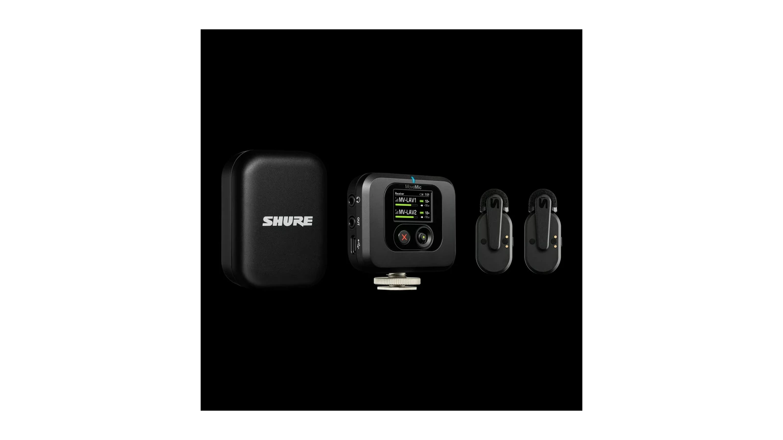 Shure MoveMic Two Receiver Kit με δύο μικρόφωνα