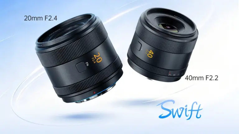 Οι δύο autofocus φακοί SIRUI Swift 20mm f/2.4 και 40mm f/2.2 σε επίσημη παρουσίαση της SIRUI