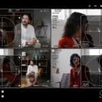 Περιβάλλον Sony Monitor & Control με ζωντανή παρακολούθηση τεσσάρων καμερών σε διάταξη 2 επί 2