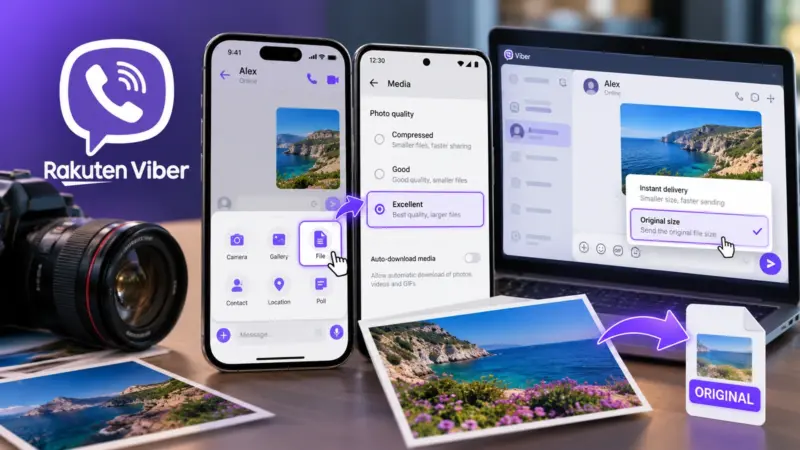 Viber: Πώς να στέλνεις φωτογραφίες χωρίς συμπίεση και απώλεια ποιότητας