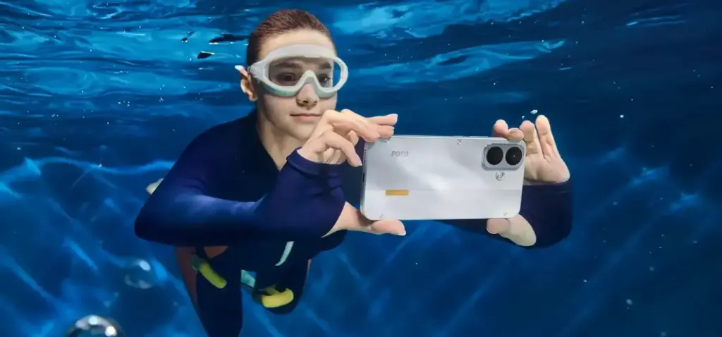 Χρήση του POCO X8 για λήψη κάτω από το νερό